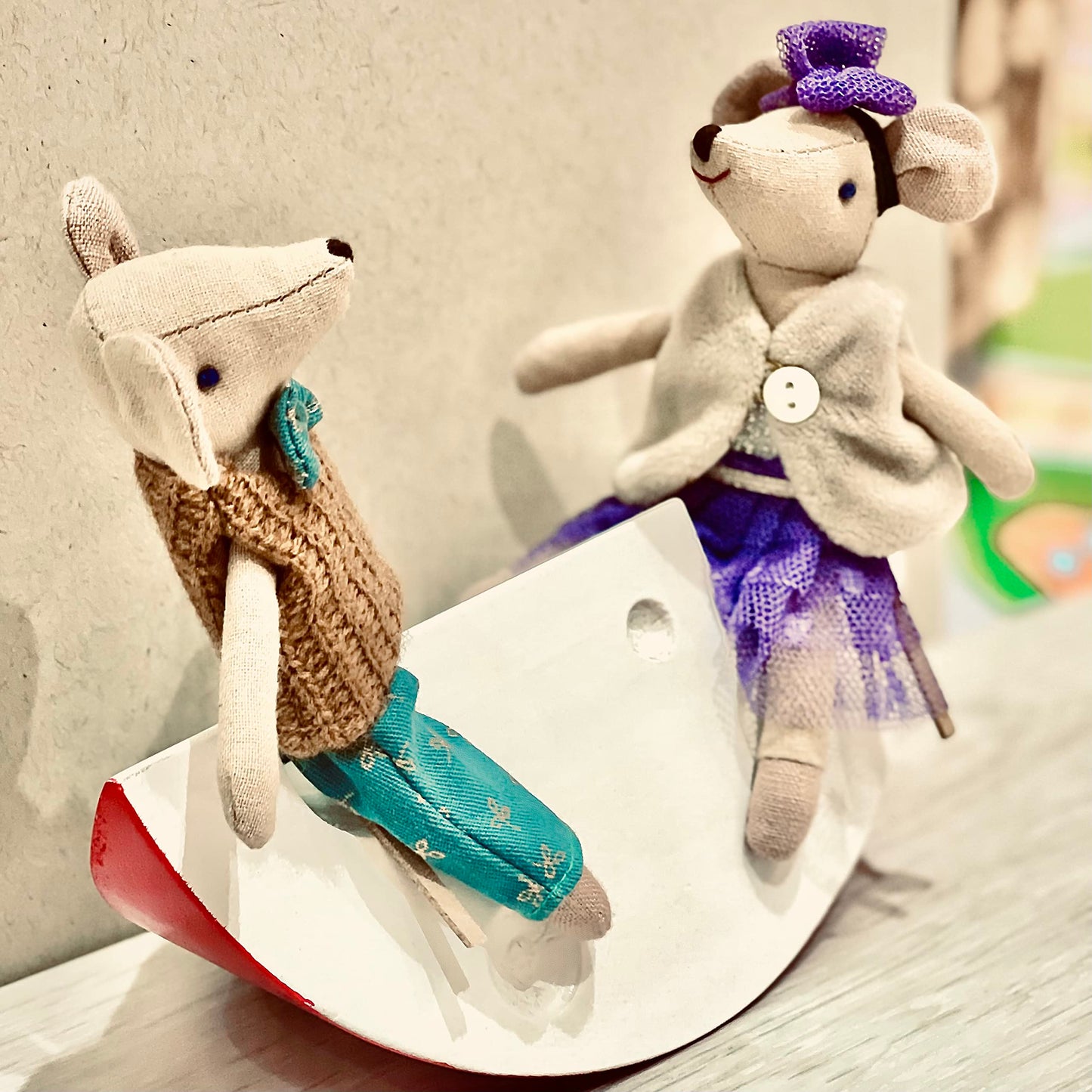 Levlovs Mouse And The Mushroom In A Leaf Bed Mouse Doll Christmas Mouse In A Box Sister Mouse In Matchbox Linen Doll