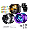 Magicyoyo Pack Of 3 Dual Purpose Yoyos- N11 Responsive& Unresponsive Yoyo With Bearing For Advanced + Bearing Tool + 3 Bags +18