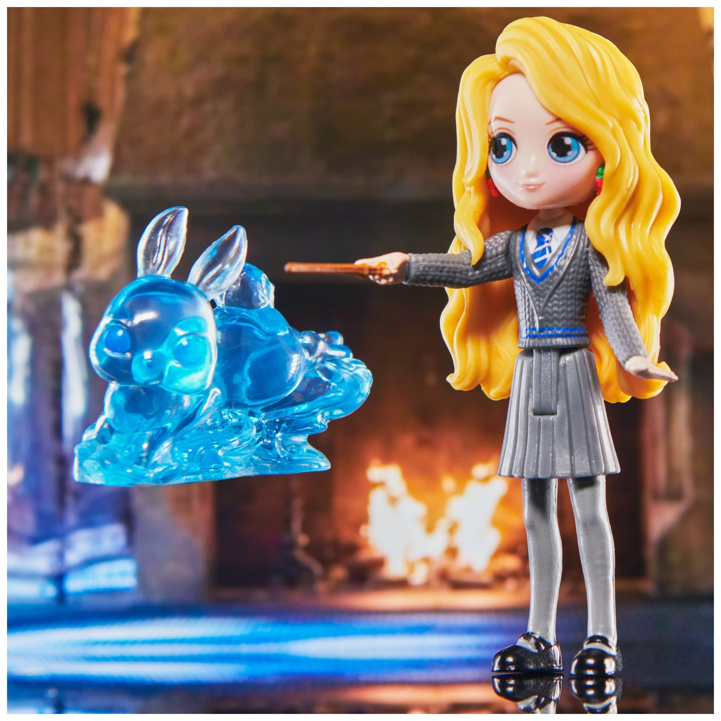 Wizarding World Harry Potter Magical Minis Luna Lovegood and Cho Chang Patronus Friendship Set with 2 Creatures Kids Toys for Ages 5 and up