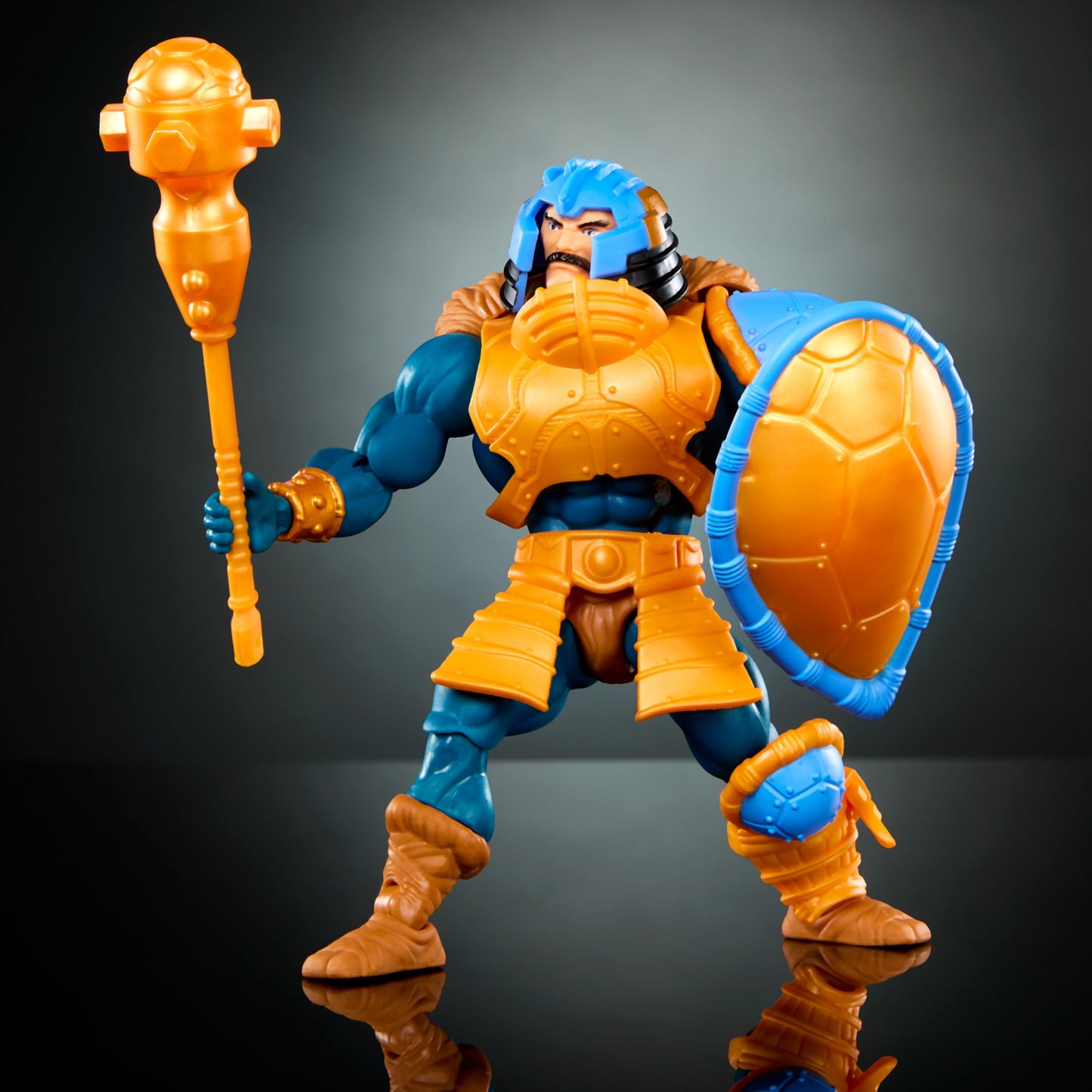 Masters of the Universe Origins Turtles of Grayskull Man-At-Arms Action Figure Toy 16 Articulations TMNT & MOTU Crossover with Accessories