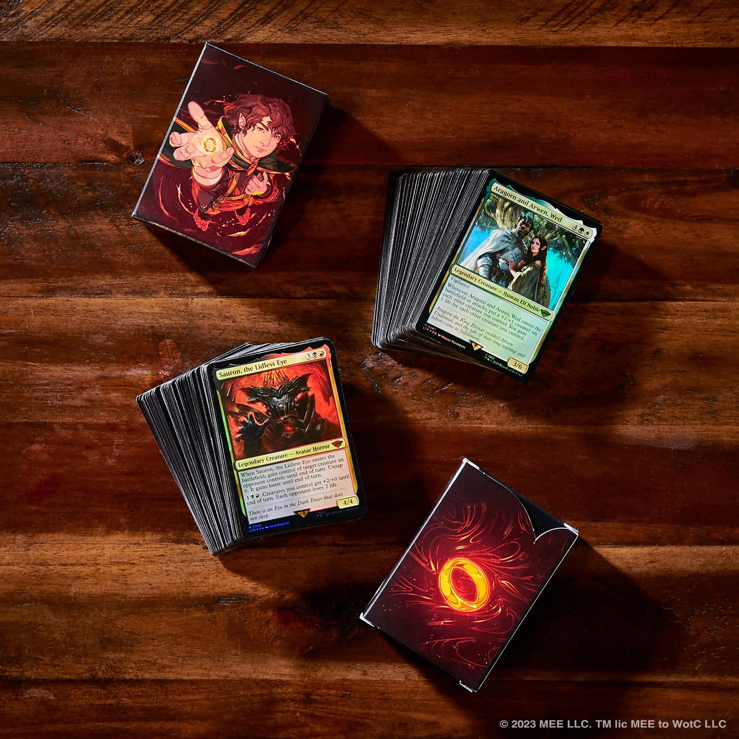 Magic: The Gathering Lord Of The Rings Starter Kit - 2 Ready-To-Play Decks, 2 Online Codes, Ages 13+, 2 Players