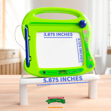 Teenage Mutant Ninja Turtles Magnetic Board For Kids, Erasable Toddler Drawing Pad, Magic Sketcher, Sketch/Doodle Travel Toy, Green