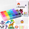 QUEFE 5200pcs Perler Beads Fuse Beads Kit for Boys and Girls, 24 Colors 5mm Melting Beads Set Including Pegboards, Ironing Paper