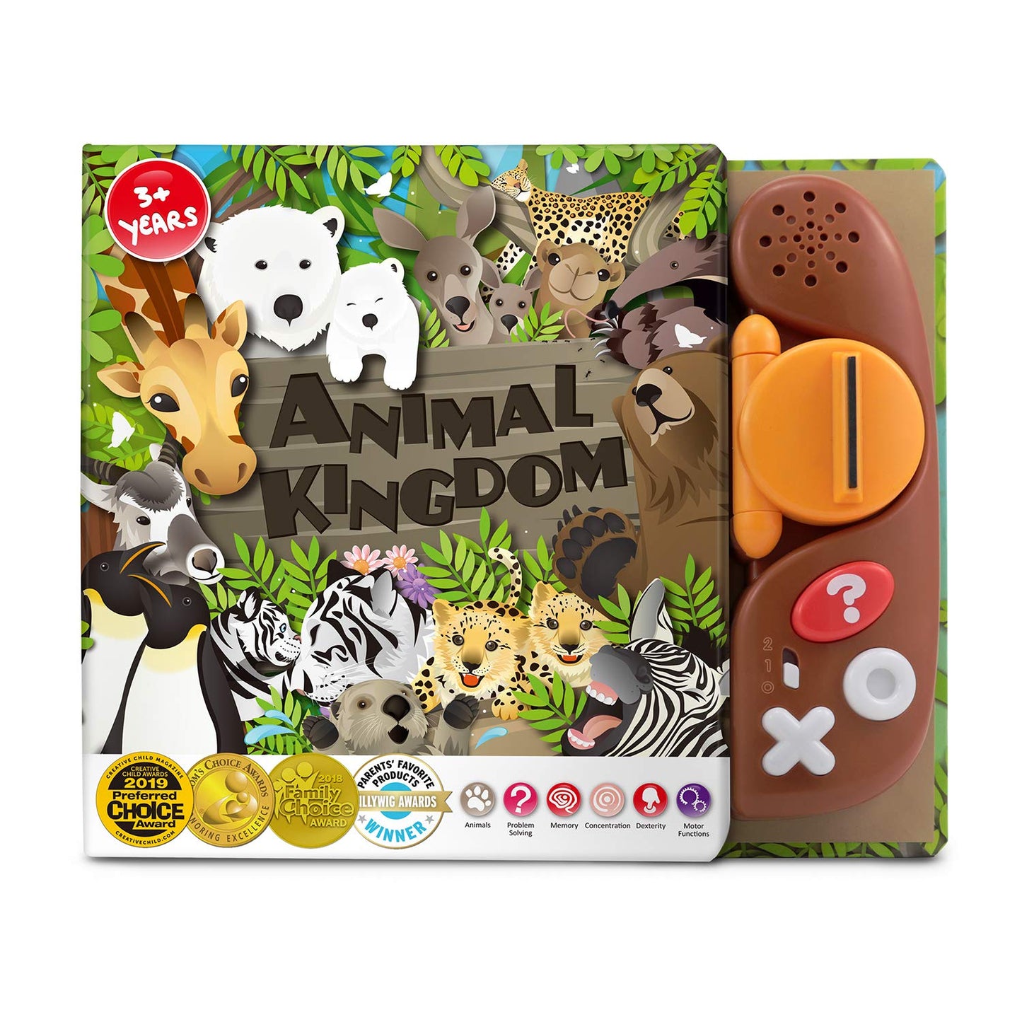 Best Learning Book Reader Animal Kingdom - Educational Talking Sound Toy To Learn Animals With Quiz Games For Kids Ages 3 To 8 Y