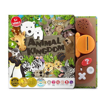 Best Learning Book Reader Animal Kingdom - Educational Talking Sound Toy To Learn Animals With Quiz Games For Kids Ages 3 To 8 Y
