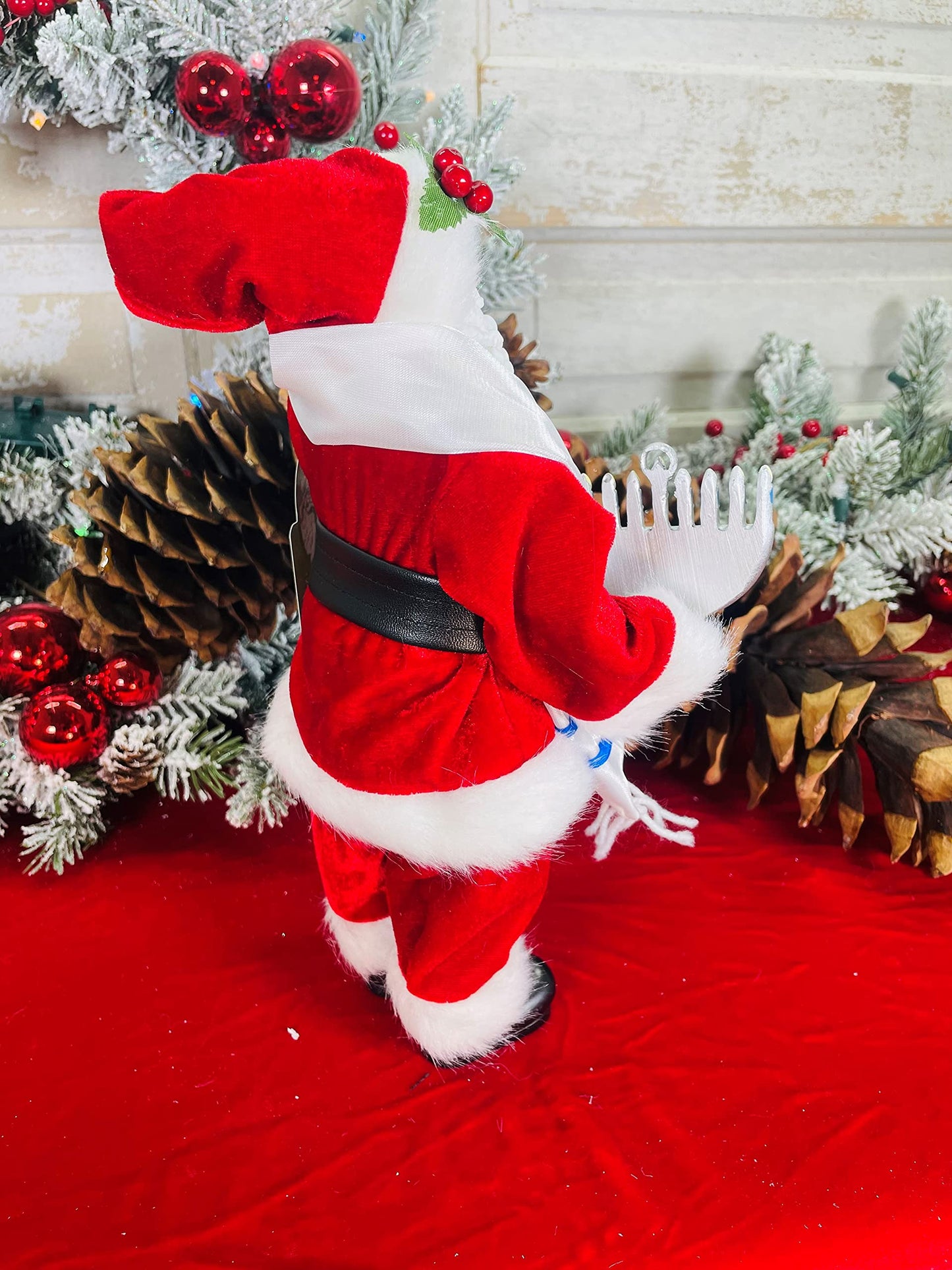Santa'S Workshop 12'' Hanukkah Santa, Red