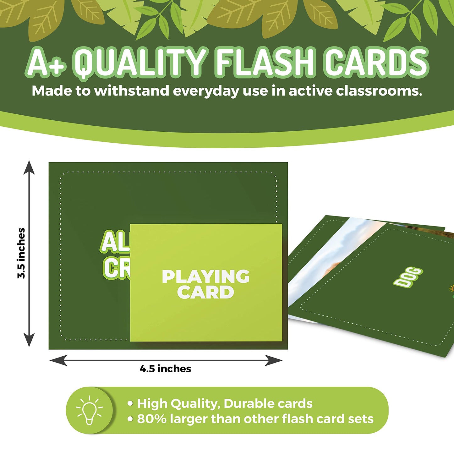 50 Animal Flash Cards - Realistic Photo Cards - Fun Vocabulary Builder For Autisim, Speech Therapy, Esl, Occupational Therapy - Montessori Educational Games For Preschool Kids Learning Activity