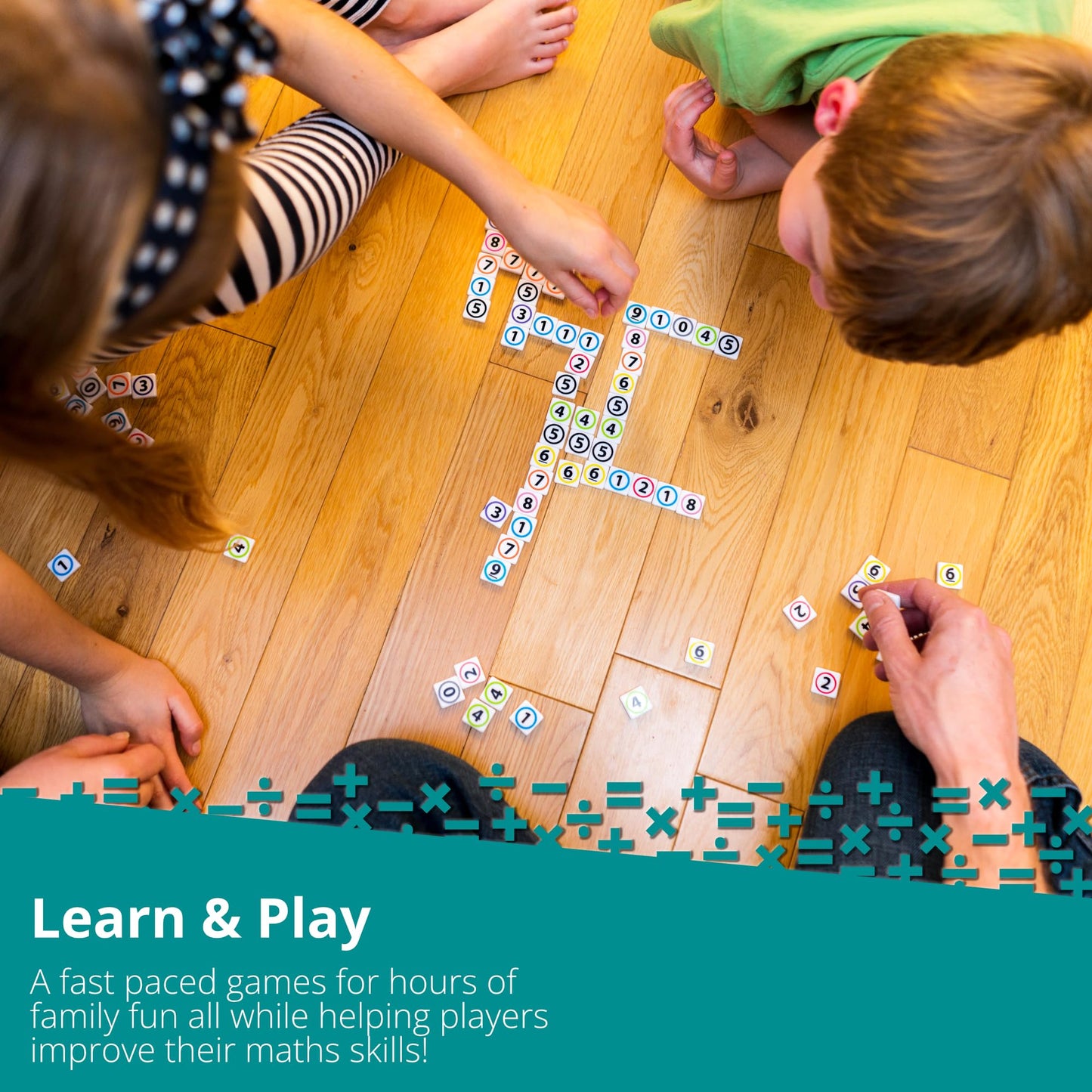 Numbalee - Fun & Educational Learning Games - Over 12 Original Number Games - Up to 8 Players - Fast Paced Mental Math Game Game