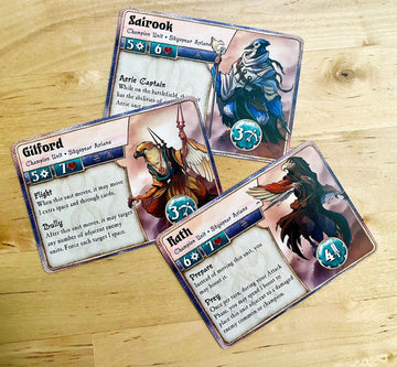 Plaid Hat Games Skyspear Avians Faction Deck - Ready-To-Play Expansion For Strategy Card Game - 2 Players, Ages 9+ - Requires Su