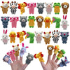 24 Pcs Finger Puppets Set Mini Stuffed Animals Finger Puppet Toys For Storytelling Playing Teaching Shows Playtime Schools Birthday Party Gift Favor Supplies