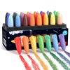 MASSRT 24 Colors Space Crayons for Toddlers Age 1-3, Non-toxic Mess Free Unbreakable Crayon Gifts, Easy to Hold Washable Crayons