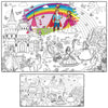 Alex Art, Giant Coloring Poster - Princess Huge Posters To Color - Large Coloring Poster For Wall - Coloring Posters For Kids - Giant Coloring Pages - Jumbo Coloring Poster, Big 38.5' X 26'