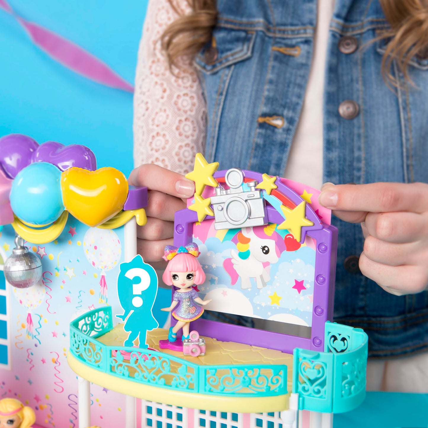 Party Popteenies - Poptastic Party Playset With Confetti, Exclusive Collectible Mini Doll And Accessories, For Ages 4 And Up, St