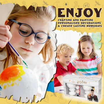 Harry Potter Paint Your Own Plaster Figure Set for Kids Teenagers DIY Crafts Art Set Activity - Gifts for Kids