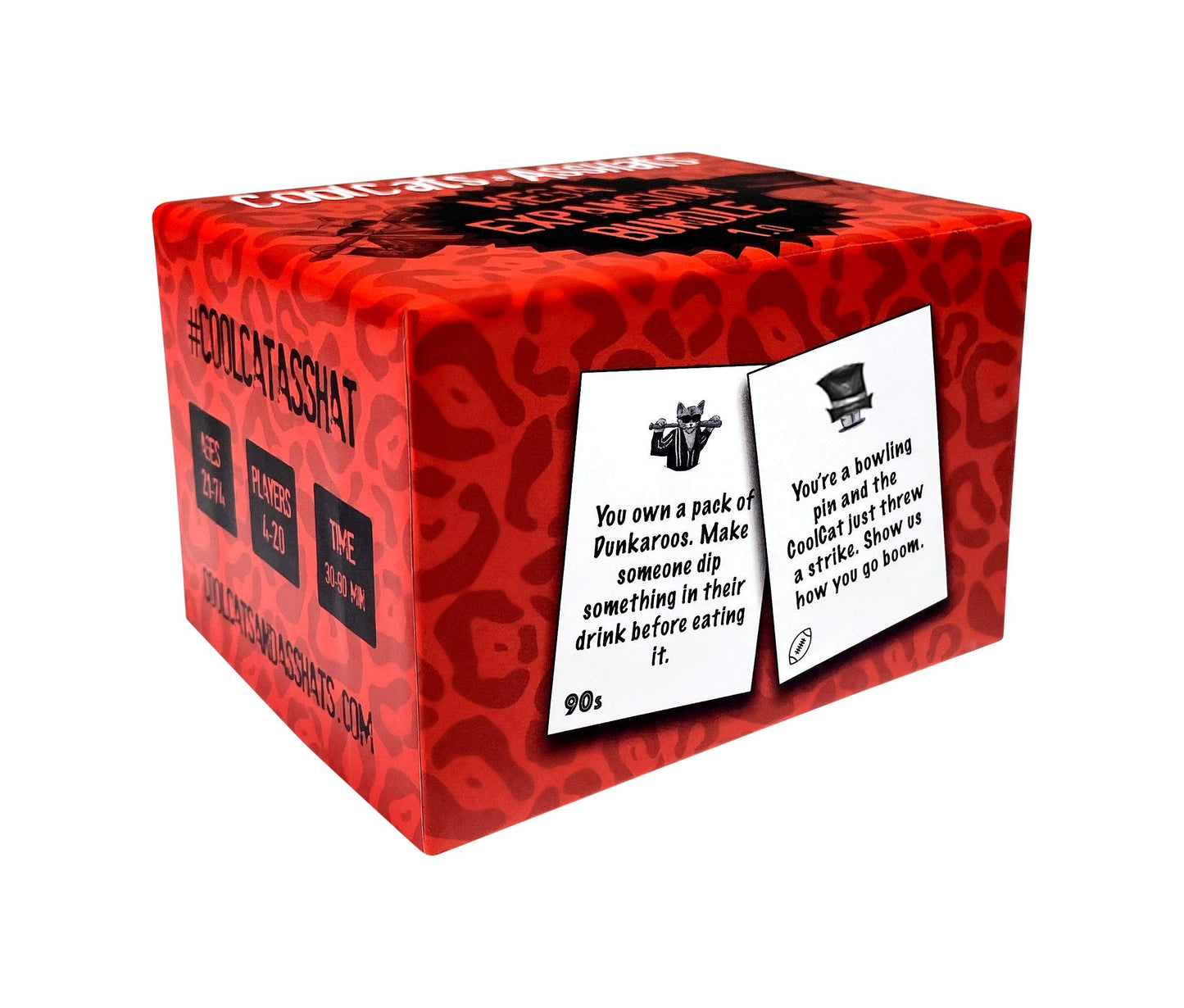 CoolCats & AssHats Mega Expansion - Hilarious mature-themed Drinking Card Party Game - by Infinite Games (Mega Edition)