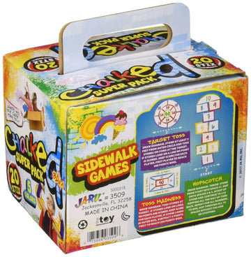 JA-RU Sidewalk Chalk 20 Pack - Plastic, One Size, No Color, Model JA 3509