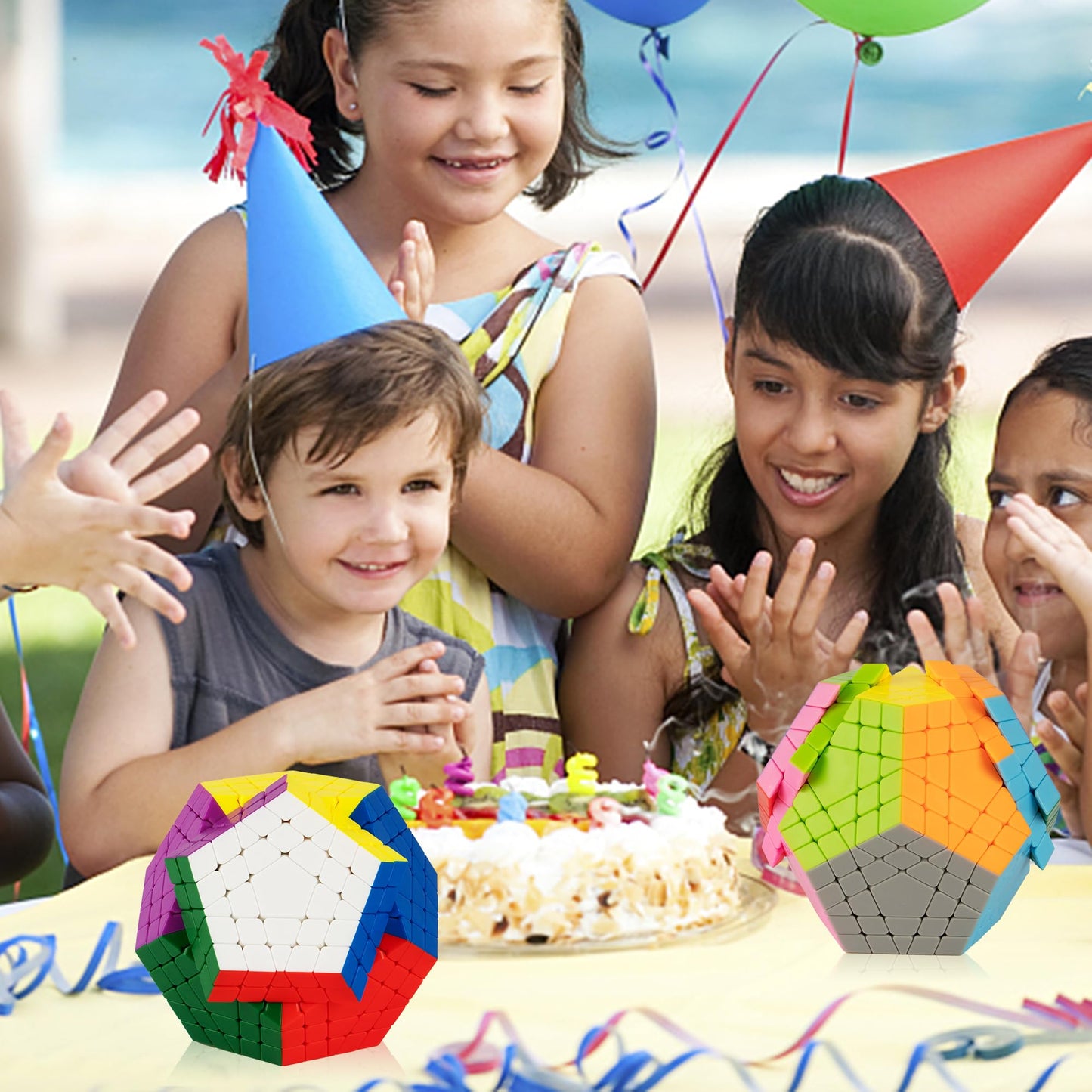 Ganowo Megaminx Speed Cube Gigaminx 5X5 Cubes Brain Teasers For Kids Adults Boys Teens