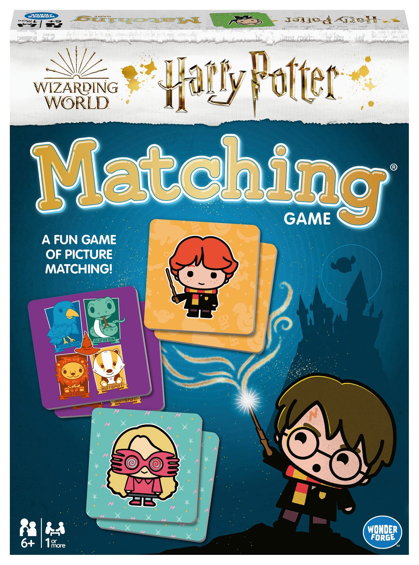 Wonder Forge Ravensburger Wizarding World Of Harry Potter Matching Game For Boys & Girls Age 3 And Up - A Fun & Fast Magical Memory Game You Can Play Over & Over