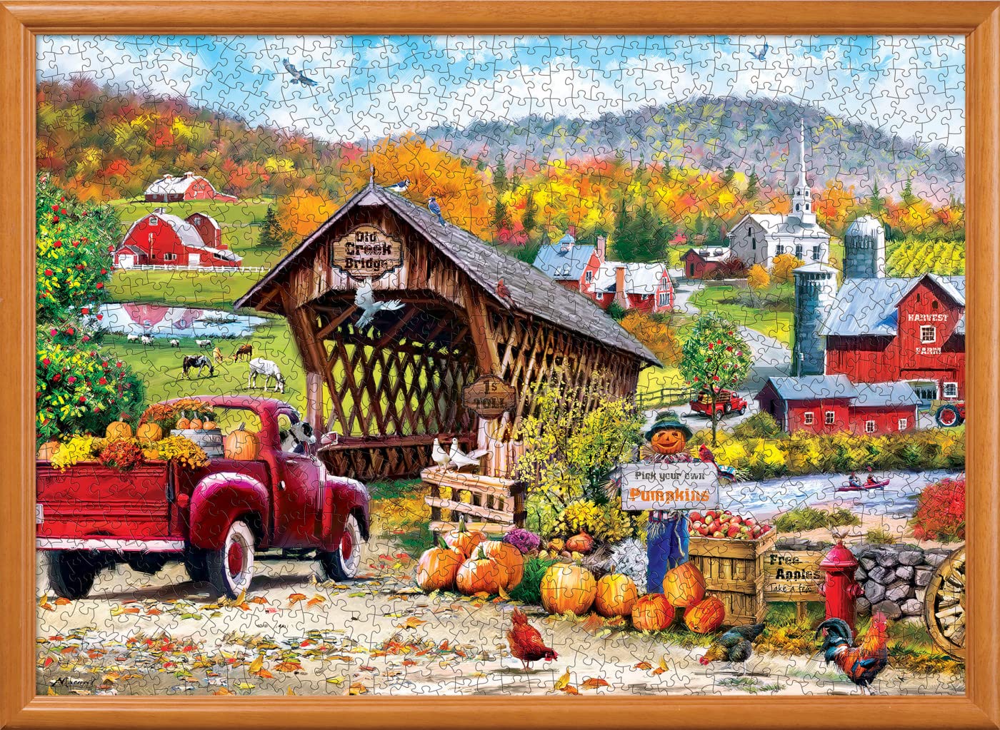 Old Creek Bridge 1000 Pc