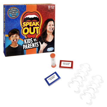Hasbro Gaming Speak Out Kids vs Parents Game - Plastic - Brown - Model C3145