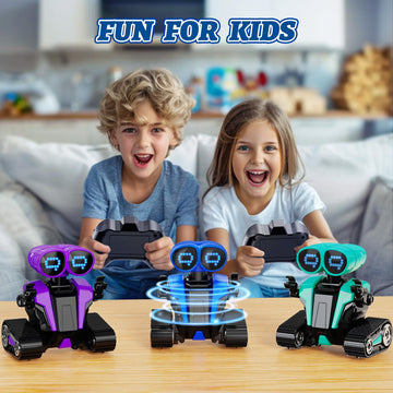 Mindpal Robot Toys For Boys Girls With Auto-Demonstration Robots For Kids Remote Control Kids Robot Rechargeable Emo Robot With