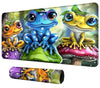 Bfdhgqzc Cute Frogs Mushrooms For Mtg & Tcg Playmat Mouse Pad, 24'''' X 14'''' Game Mat For Mtg/Rpg/Ccg Trading Card Game Playma