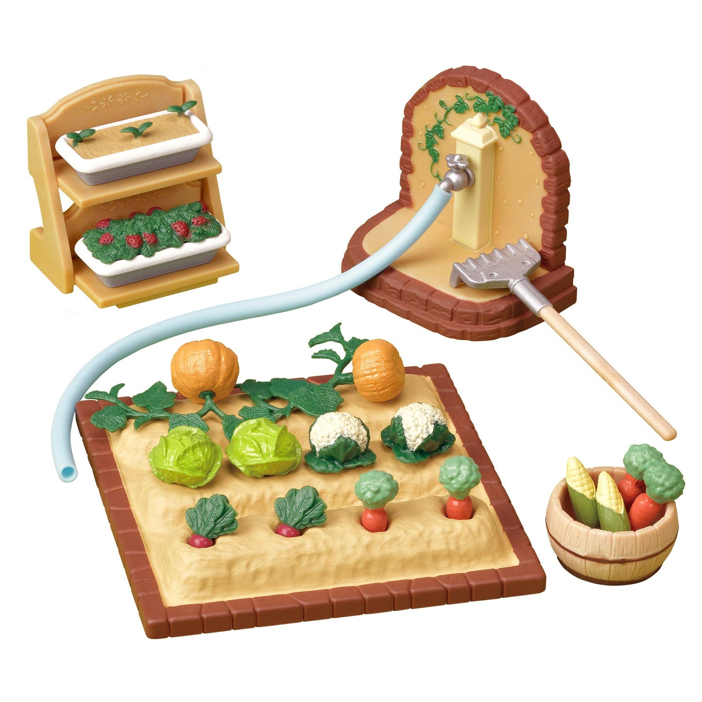 Epoch Sylvanian Families Sylvanian Family Vegetable Gardening Set Ka-616 (Japan Import)