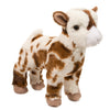 Douglas Gerti Goat Plush Stuffed Animal, 9" Tall, White/Brown, Polyester, Model 1842
