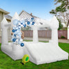 Aksport Inflatable Bounce House,White Castle Bounce House For Kids 3-6 Indoor & Outdoor Inflatable Bouncer House With Slide & Ai
