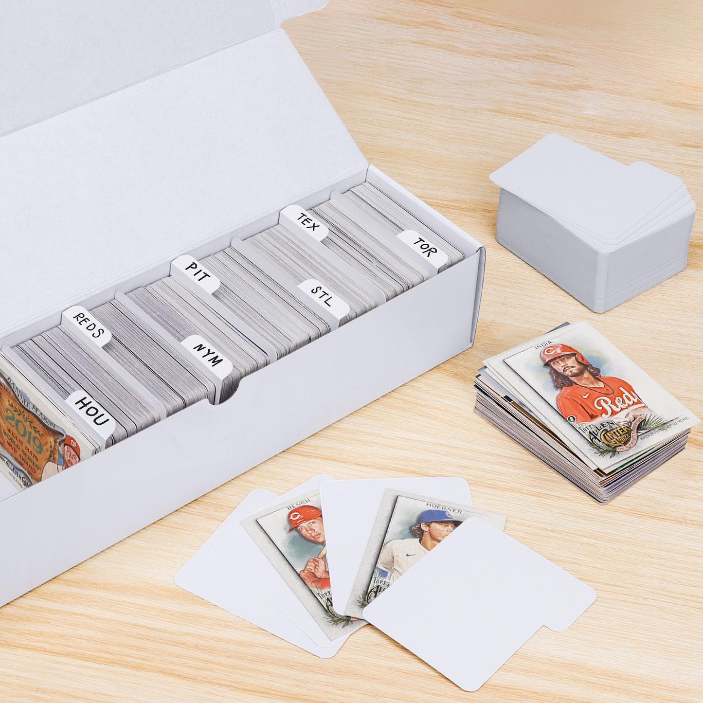 Trading Card Dividers For Standard Card Storage Boxes, 150Pcs Paper Divider Cards For Baseball/Mtg/Tcg/Sports/Game Cards Organiz