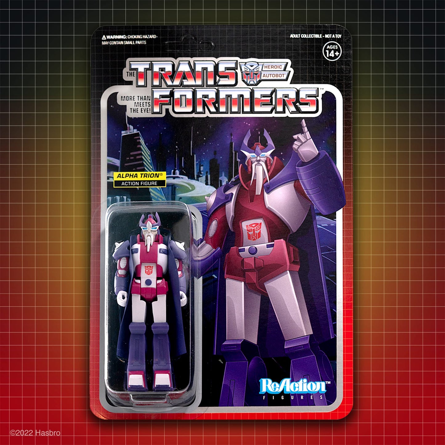Super7 Transformers Alpha Trion 3.75 in Reaction Figure