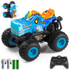 DYODYORC Remote Control Car, 2.4Ghz All Terrain Pony Monster Truck Toys, RC Truck with Music, 3 Lighting Effects, 360 Stunt Capa