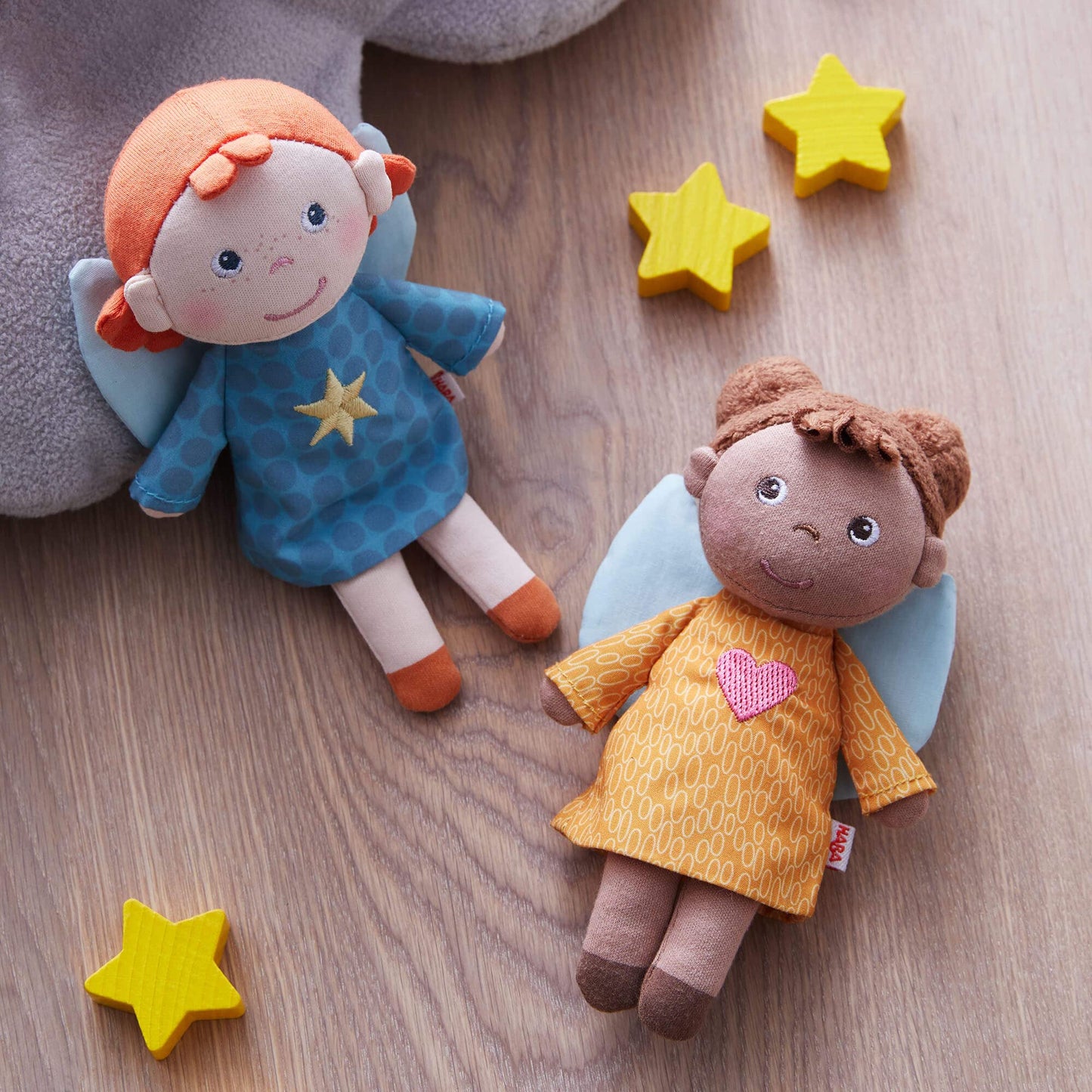 Haba Guardian Angel Mini Doll Mara - Soft Plush Baby Doll Toy For Toddlers 1+, Ideal Gift For 2 Year Old Girls & Up