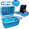 Jchpine Hard Carrying Case And Silicone Cover For Bitzee Interactive Toy Digital Pet Case, Accessories Case For Bitzee Virtual Electronic Pets (Blue)