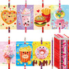 Treasure Cove Valentines Day Cards with Pencils Valentines Day Classroom Exchange Cards for Students School Party Favors 28Pcs