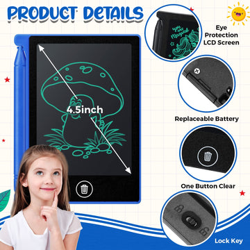 32 Pieces Mini Lcd Writing Tablet 4.5 Inch Educational Toys Learning Writing Pad Erasable Drawing Pad Reusable Learning Toy Gift