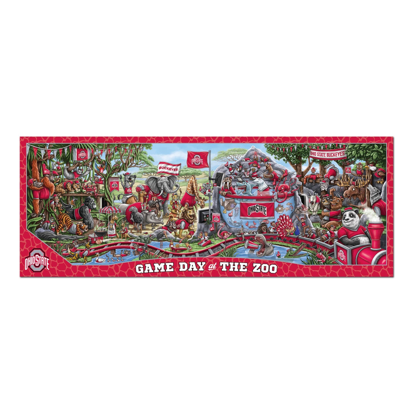 Youthefan Ncaa Ohio State Buckeyes Game Day At The Zoo 500Pc Puzzle