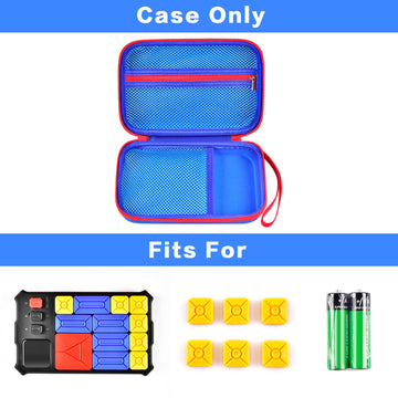 Casmilee Case Compatible With Giiker Super Slide Brain Games, Brain Teaser Puzzles Organizer Storage Bag, Flow Slider Puzzle Game Holder (Blue)