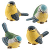 Cwi Gifts 1.75'-2.25'X2.5' 4/Set Resin Mini Birds Figures, Multi
