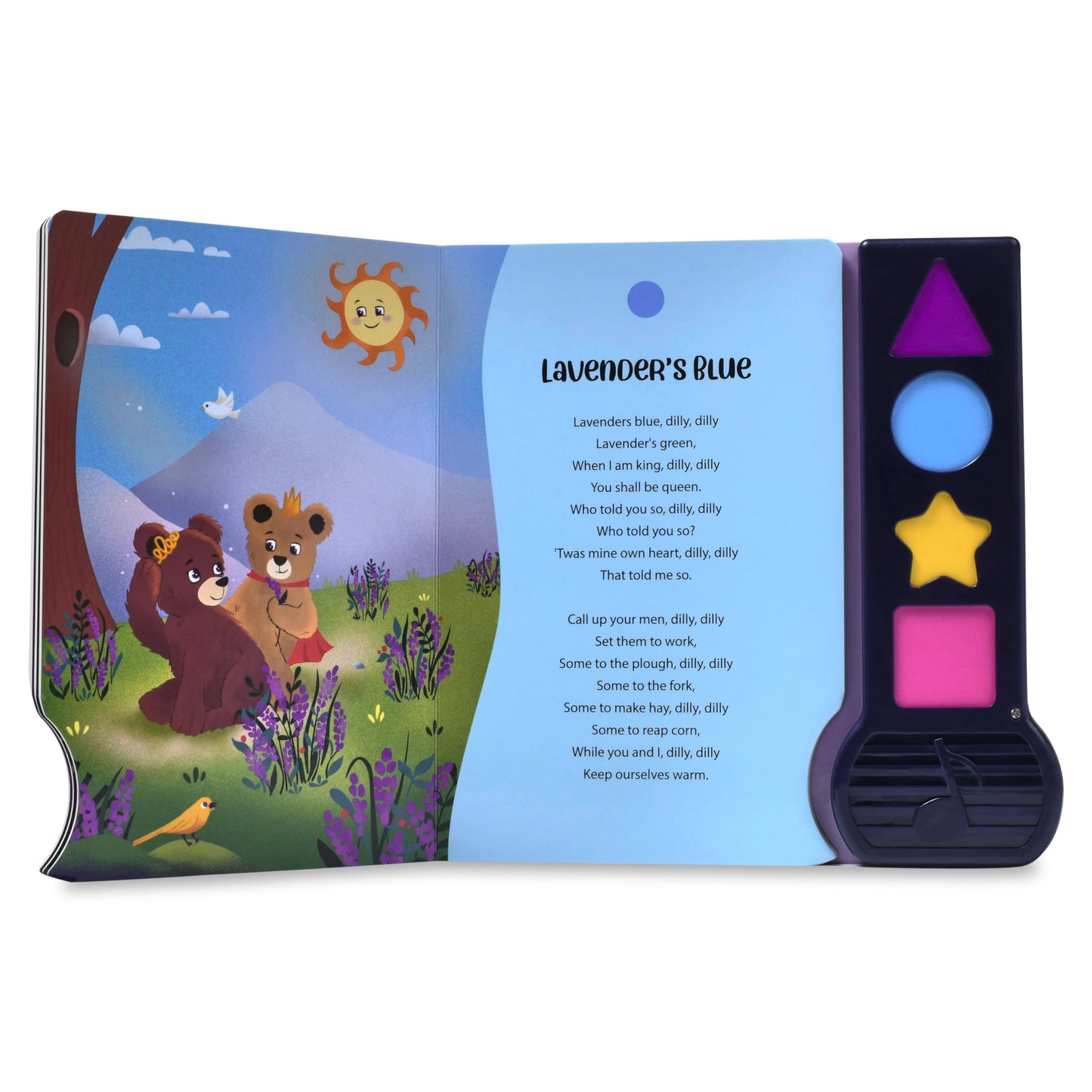 Toys And Love Musical Book For Toddlers With Lullaby Songs, Interactive Toy, Twinkle, Twinkle Little Star, Sing Along, Montessor