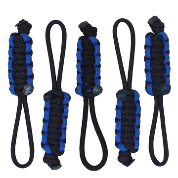 BubbasGarageTv - Large Heavy Duty Paracord Zipper Pulls (Royal Blue)