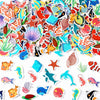 Julbear 300 Pieces Ocean Sea Animal Foam Stickers Bulk Self-Adhesive Tropical Fish Sea Creature Stickers Sea Turtles For Arts Cr
