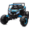 Outfunny 24V Kids Utv, 4Wd Electric Ride-On Toy Car For Kids W/Remote Control, 4X200W Motors, 5Mph Max Speed - Blue