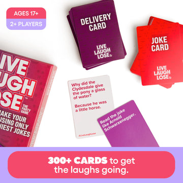 WHAT DO YOU MEME? Live Laugh Lose - Party Game for Making Funny Jokes, Multicolor, Fun for Friends & Family Gatherings