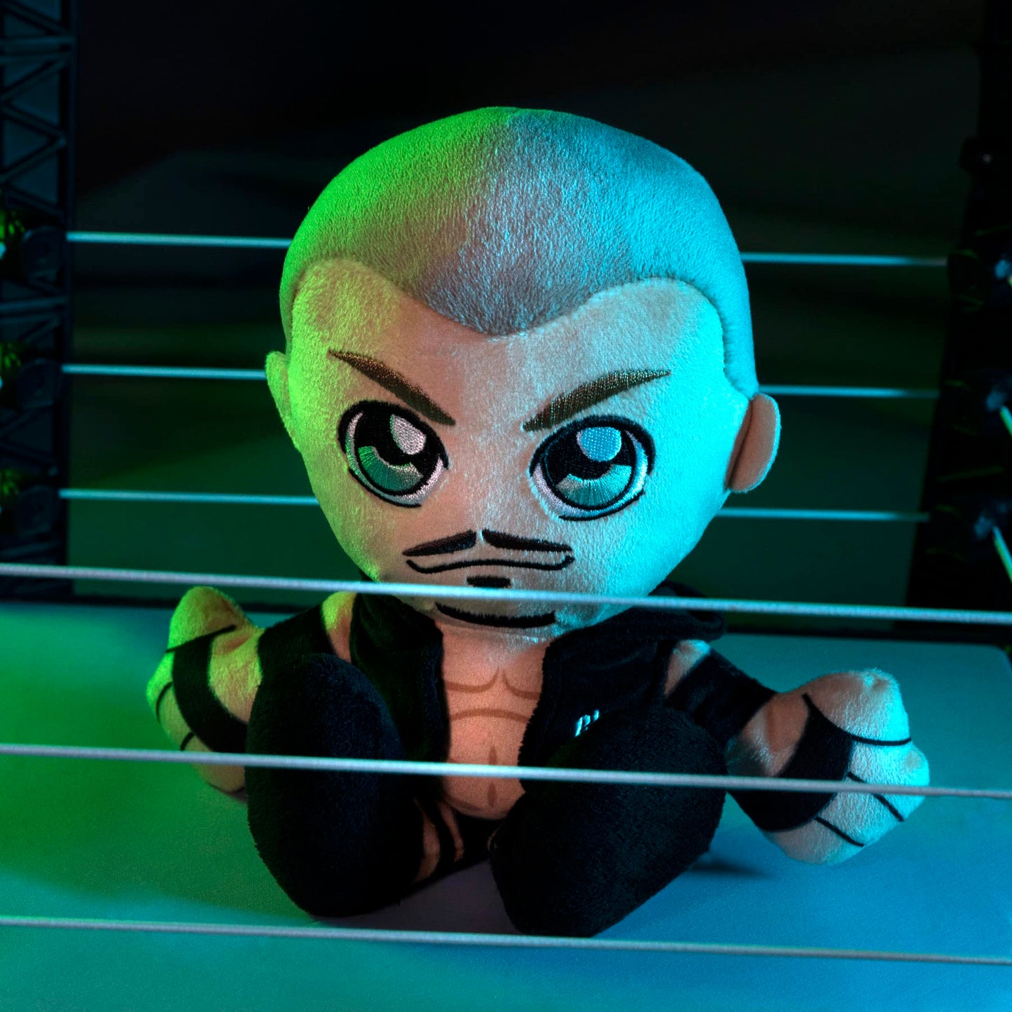 Bleacher Creatures WWE Randy Orton 8" Plush Toy - Soft Chibi, Crystal Velboa Polyester, Randy Orton Color, Model K8-WWE-ROR