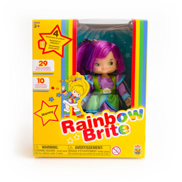 Rainbow Brite 5.5-Inch Stormy Poseable Fashion Doll With 4 Surprise Reveal Accessories