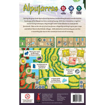 Doctor Finn'S Games: Alpujarras - Strategy Board Game, Turn Based, Take On The Role Of A Fruit Farmer, Ages 14+, 1-4 Players, 45 Min
