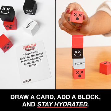 What Do You Meme? Buzzed Tower - The World'S Most Constructive Drinking Game - Drinking Games For Adults Party Games For All By