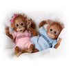 The Ashton-Drake Galleries Monkey Baby Doll Set: Double Trouble