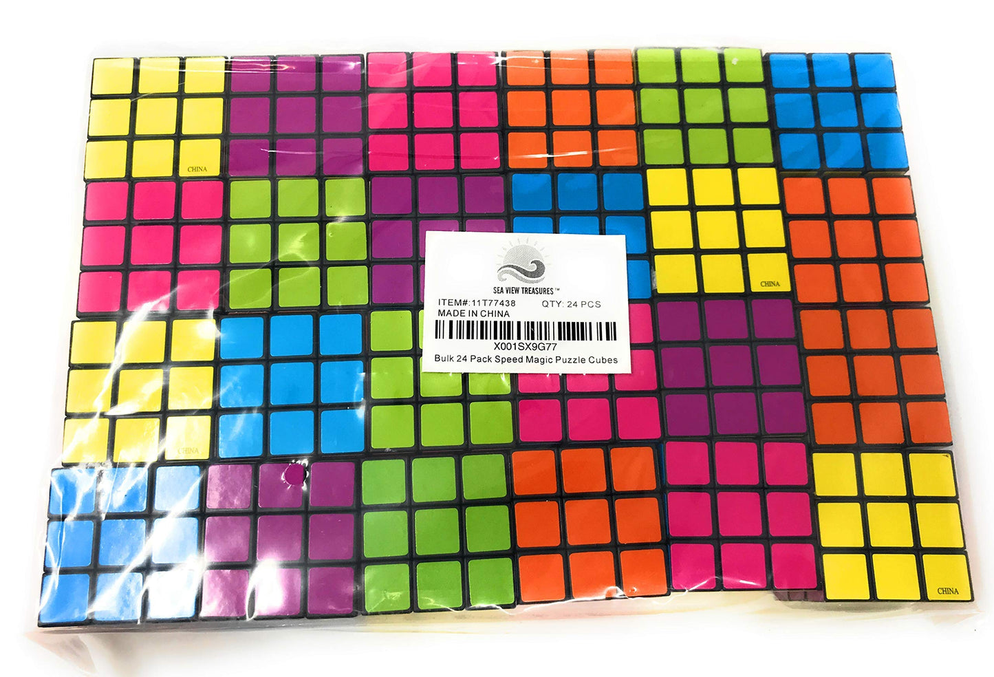 Bulk 24 Pack Speed Magic Puzzle Cubes